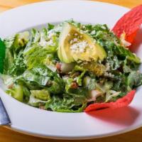 Caesar Salad · romaine, tomatoes, avocado, pepitas, queso fresco, and tortilla strips