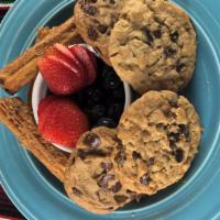 Fresh Baked Cookies · Chocolate chip, sugar or oatmeal.