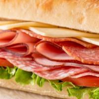 Cold Cut Sandwich · Includes ham, pancetta.
