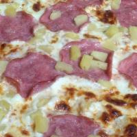 Hawaiian · Canadian bacon and pineapple.