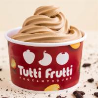 Medium Frozen Yogurt · Customize your own 20 oz. yogurt cup up to three flavors and three toppings.