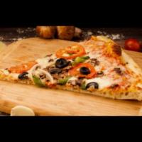 Slice Vegetable Pizza · 
