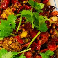 Chicken Wings With Explosive Chili Peppers · Spicy.