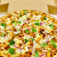 Bbq Chicken · White meat, green pepper, red onion, garlic, cilantro.