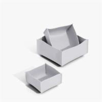 Minimalist Storage Box Set In Gray · Our set of three vegan leather storage boxes are perfect for holding small items anywhere in...
