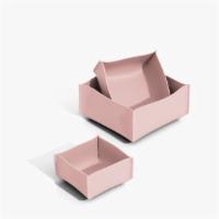 Minimalist Storage Box Set In Pink · Our set of three vegan leather storage boxes are perfect for holding small items anywhere in...