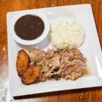 Roast Pork · PREMIUM, tender pork, slow-cooked 15 hours in our Cuban, Mojo marinade.
