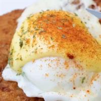 Fish Fillet Benedict · New. Poached egg, deep fry fish, coleslaw, tartar sauce, english muffin, butter, hollandaise...