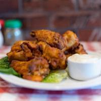 Chicken Wings* · Hot & Spicy chicken wings served with your choice of dipping sauce.