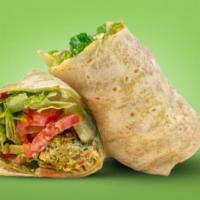 Falafel Wrap · Served with 14” flour Tortilla, hot sauce, garlic sauce, lettuce, and onion.
Falafel wrap wi...