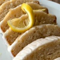 Lemon Pound Cake (Vegan) 1Pc · A light, soft, and moist lemon pound cake made with fresh lemons and topped with a lemony al...