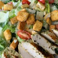 Caesar Salad · Romaine Lettuce, Croutons, Tomatoes, Parmesian Cheese with Caesar Dressing
