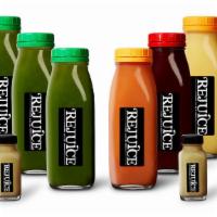 The Usual · Six 16 oz. juices, two 2 oz. wellness boosters. Juices: 1x G1, 2x G3, 1x C2, 1x GFT, 1x F3 S...