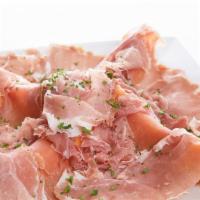 Prosciutto Di Parma · Famous Italian dry cured ham prosciutto, aged 16 months