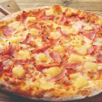 Hawaiian Pizza Special · Canadian bacon, pineapple and mozzarella cheese.