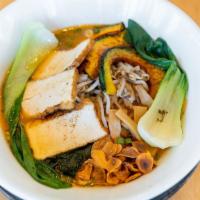 The Classic · Handcrafted triple-thick noodles and classic broth topped with bamboo shoots, wakame seaweed...