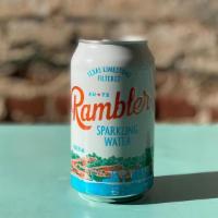 Rambler · A refreshing, sodium-free, and sustainable sparkling mineral water.