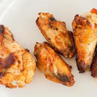 Chicken Wings · Available in three great flavors -spicy hot, BBQ and oven roasted. Served with ranch dipping...