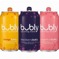 Bubly Sparkling Water -12Oz Cans · Bubly sparkling water pairs crisp, sparkling water with natural fruit flavors to provide a d...