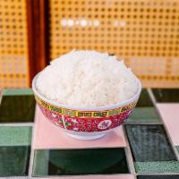 Steamed Rice · Gods gift to Orange Chicken.