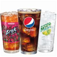 Fountain Drinks · Click to select your crisp and refreshing Pepsi fountain drink.