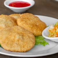 Pirozhki · 4 pcs. Russian style deep-fried pies with beef.