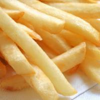 French Fries · Thick-cut fries, lightly salted and seasoned.