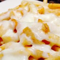 Pedone'S Cheese Fries · Thick-cut fries, lightly salted and topped with mozzarella cheese.