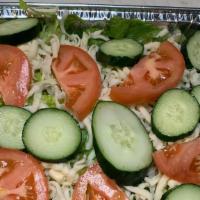 Half Tray Dinner Salad · Add chicken for additional charge.