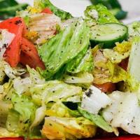Lebanese Salad · Lettuce, tomato and cucumber.