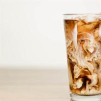 The Iced Coffee · Delicious cold coffee made with freshly brewed hot coffee poured over ice.
