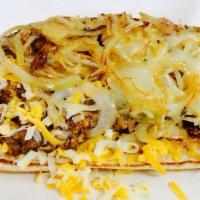 Chili Cheese Dog · 1/4 lb Hebrew National topped with home made chili