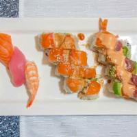 Nigiri · 6 pieces sushi combo and California maki.
