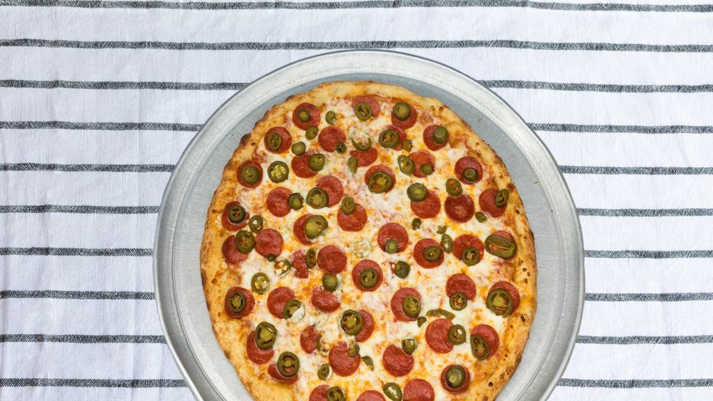 Pepperoni Jalapeno Gluten-Free Pizza · Gluten Free Pizza Lovers! This one is a spicy treat! Jalapeño Pepperoni Pizza! Fresh right out the oven! Yes its Gluten Free! Gluten-Free Pizza Place 
Gluten-Free Pizza Place Gluten-Free Pizza Place
Gluten-Free Pizza Place Gluten-Free Pizza Place