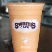 Carrot Smoothie · Fresh carrot juice, and bananas.