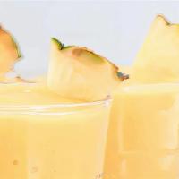 Lean Tropical · Ingredients; 50 grams of vanilla protein, coconut milk, pineapple, mango, peach.