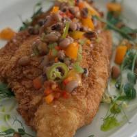 Fried Catfish Dinner · Lightly battered and seasoned with Cea-Lo's signature spices served with your choice of two ...
