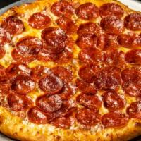 Custom Pizza · House crust, sauce, and mozzarella cheese.