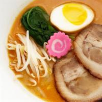Kurimu · Soup is flavored with miso, resulting in a thick, brown soup with a rich, complex flavor. Pi...