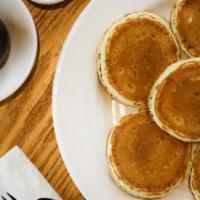 Hyatts Dollar Pancakes · Six delicious silver dollar sized pancakes. Served with whipped butter. Ask your server for ...