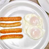 Link Sausage And Eggs · Link sausage & eggs, served any style. 800 - 840 cal.