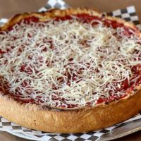 The Big Ben Deep-Dish Pizza · Italian sausage, sweet sauteed onions, red peppers and roasted garlic. 30-minute cook time.