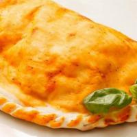 Calzone · Filled with Ricotta & Mozzarella Cheese.