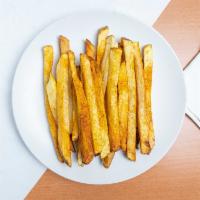 Home Cut Fries · Thick-cut potato slices fried to golden perfection.