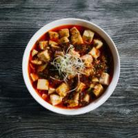 Mapo Tofu · Beancurd/minced beef/diced garlic sprout