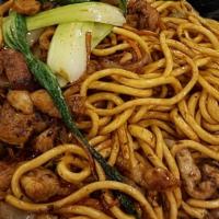 Chicken Fried Noodle · Ingredients; chicken breast, noodle, bell pepper, white onion,jalapeño, bean sprouts, green ...