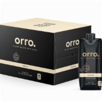 Orro. Vanilla Plant Based Meal Protein Drink · A ready-to-drink Mini Meal offering:

16 grams of plant based protein
300 calories per bottl...