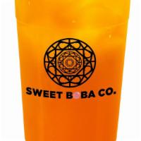 Peach Tea · Our jasmine green tea with a hint of peach.