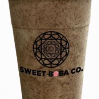 Chocolate Oreo Shake · Our Oreo shake made with real Oreos and chocolate! Whip cream not included. This product con...