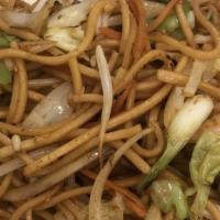 Lo Mein · Thick egg noodles. Choice of shrimp, chicken, BBQ pork, beef or tofu.